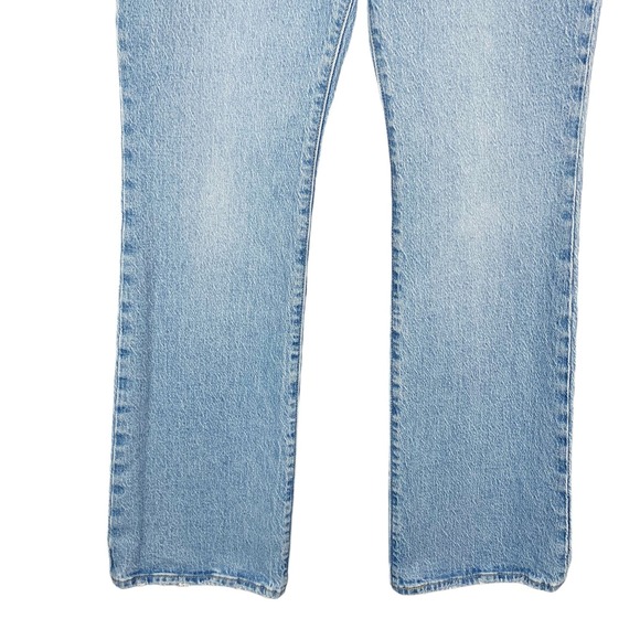 Levi's Ribcage Boot Cut Jeans Premium Distressed Edges Button Fly Women's 29 - Picture 5 of 13